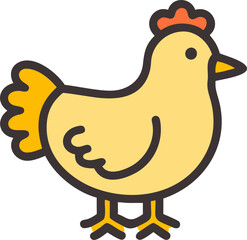 Animal Wildlife icon, cute animal icon, 