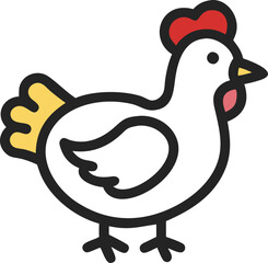 Animal Wildlife icon, cute animal icon, 