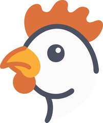 Animal Wildlife icon, cute animal icon, 