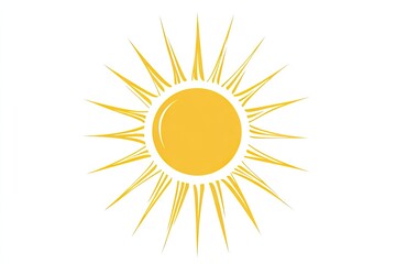Fototapeta premium Simple sun graphic