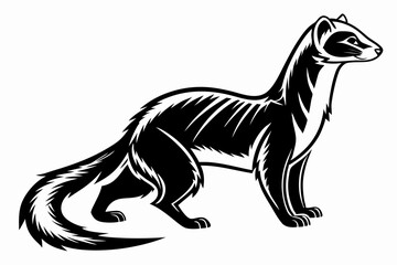 sable sihouette black vector