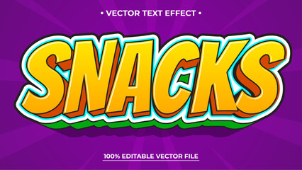 3D yellow green text effect Outlined graphic style on abstract purple background