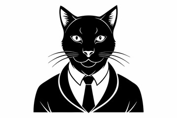 chairman sihouette black vector