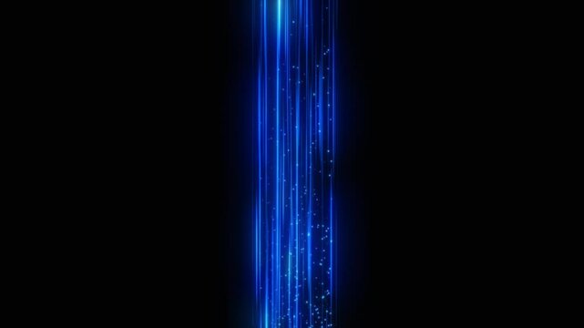  alpha Blue energy column light rising