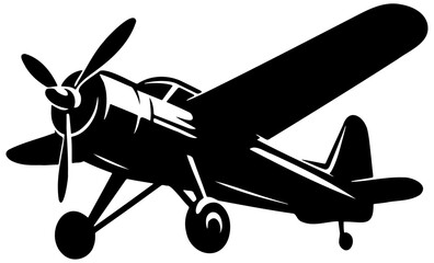 Propeller Driven Aircraft Illustration. © shawnfighterlin