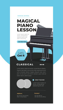 Magical Piano Roll Up Banner