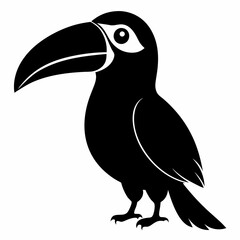 Modern Toucan Silhouette Artwork