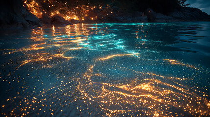 luminescent spring shallows,