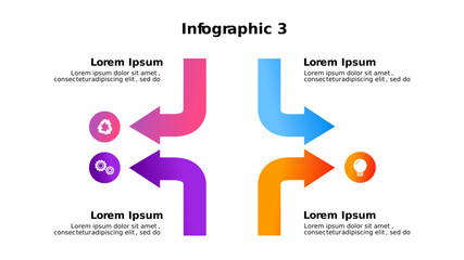 Set of infographic elements data visualization vector design template. Business Development Concept Infographic Design. Set of Infographic Element. Steps business data visualization timeline process.