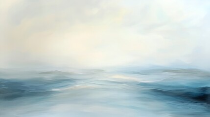 Obraz premium Endless calm stretching into morning air