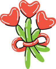 Long inflatable balloon toys