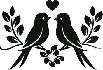 birds on a branch