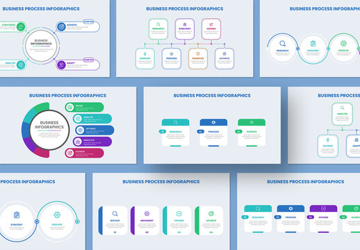 Business Process Infographic Template
