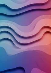 Fototapeta premium Chromatic Undulation AI Generated