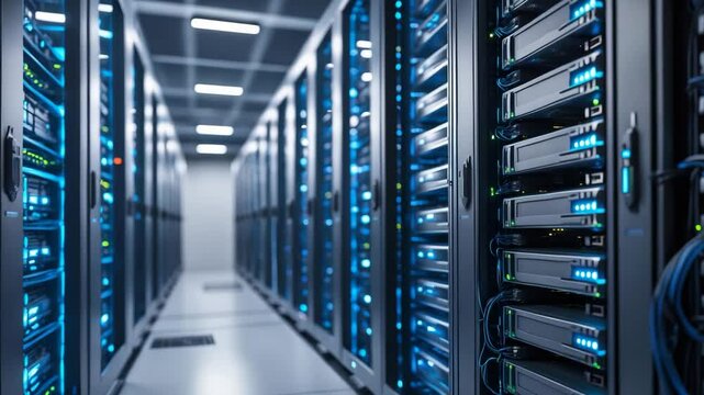 Server and storage array setup in data center environment