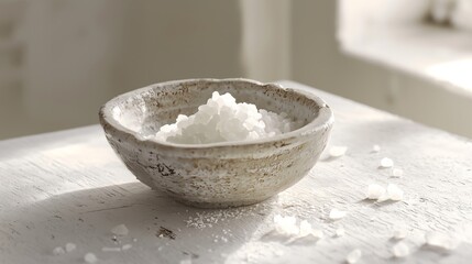 The calm of winter touched by golden morning light