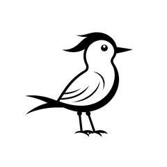 Fototapeta premium Bird_Icon_Vector_Illustration_Cute_Cartoon