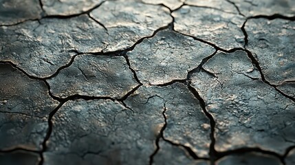 Obraz premium Cracked earth texture with refined natural cracks jpeg background image
