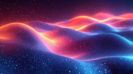 Digital flow abstract style with pulsating motion jpeg background image