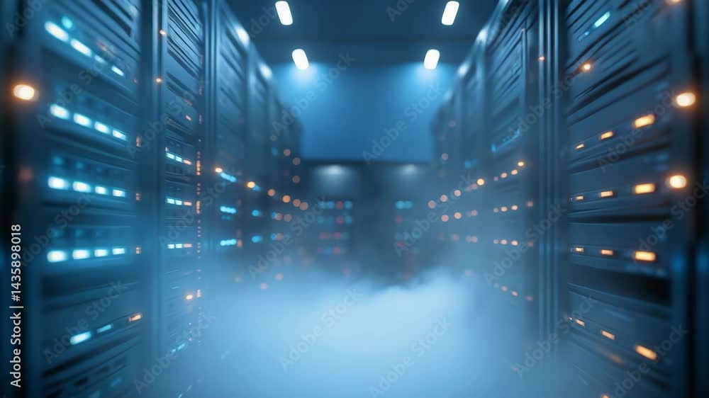 Poster computer system racks within a modern network security environment