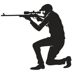 Obraz premium Create Black Silhouette Vector Illustration