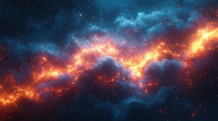 Fototapeta premium Electric fragmentation in an abstract background with dynamic shards jpeg background image