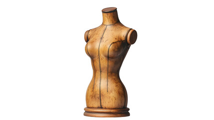 Tailor?? mannequin with simple structure ideal for clothing display and design work isolated on white background