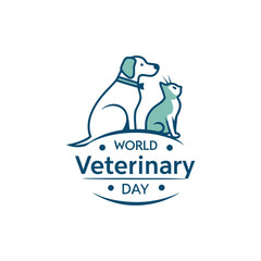 World Veterinary Day logo vector 