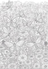 Obraz premium Whispers of Wings and Daisies AI Generated