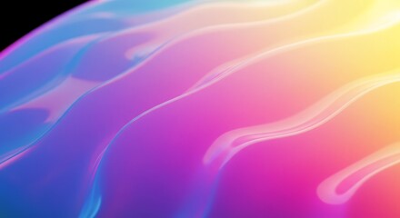 Obraz premium Chromatic Flow AI Generated