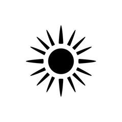 Abstract Circular Design with Radiant Rays Signifying Energy Flow