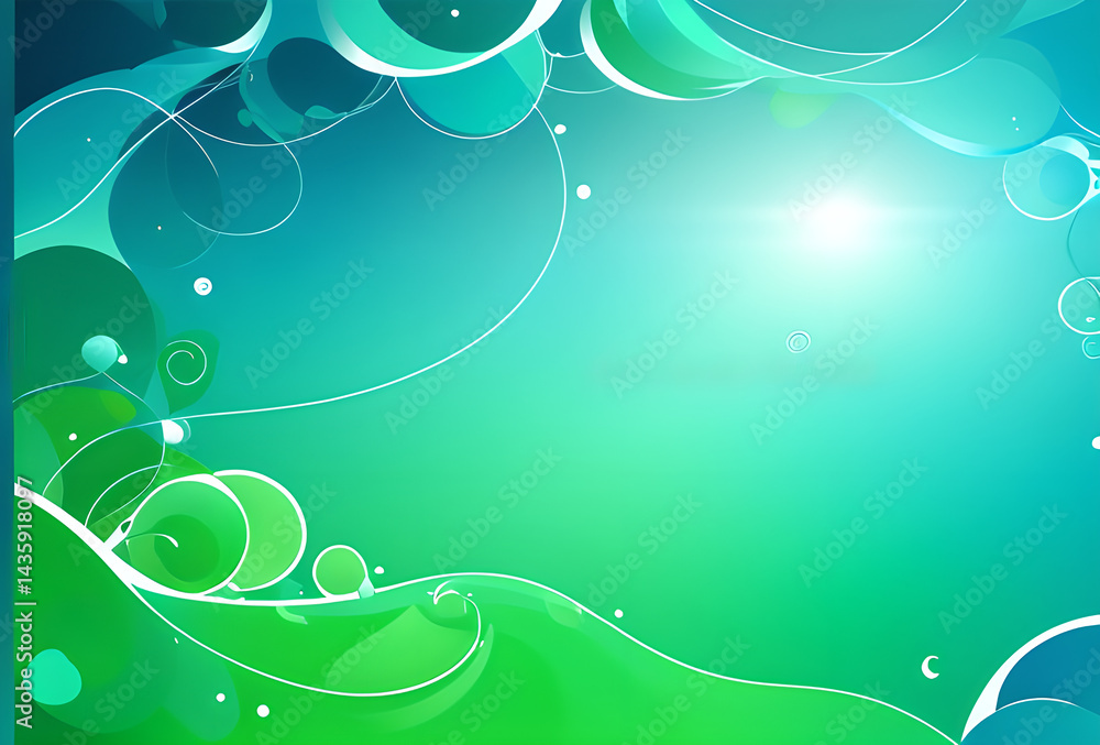 Poster nano future rainbow bright gradient background with mixed colors with tile transition, threads top. 