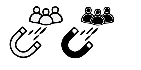 Lead Generation outline icon. Creative Lead Generation flat trendy style illustration on white background