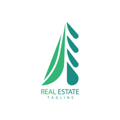 Real Estate Vector Logo Design And logo icon vector design. Rent, sale of real estate vector logo, real estate auction. Vector building logo.
