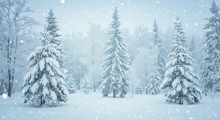 Fototapeta premium Winter's Silent Embrace AI Generated
