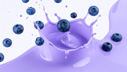 blueberry cream flavour