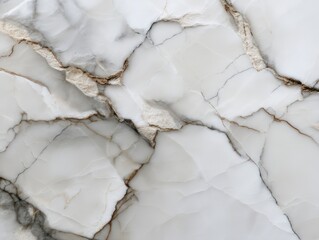 Fototapeta premium smooth marble slab with subtle veining, isolated on soft white background, overhead angle, clean light