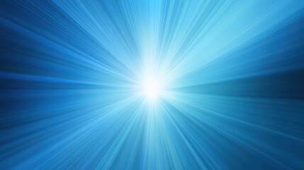 A luminous blue gradient background with a radial glow effect, creating a sense of depth