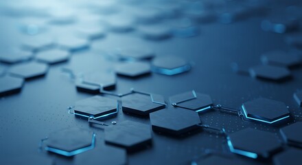 Hexagonal Depths AI Generated