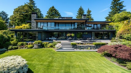 For Sale property ad with elegant design and premium images of a modern house