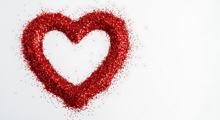 Crimson Dust Heart AI Generated