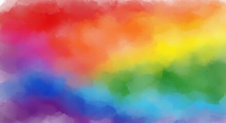 Chromatic Cloudscape AI Generated