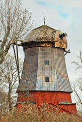 Waldemarsudde, Stockholm -Ancient mill. The mill was a wind-powered mill, the sails are missing It...