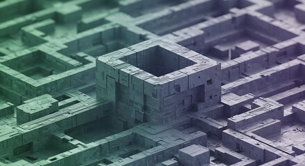 Chromatic Labyrinth AI Generated