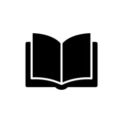 Open Book with Pages Turning Icon