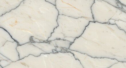 Fototapeta premium Elegant Off White Marble Texture with Grey Veining