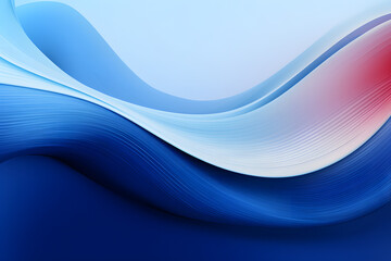 Obraz premium abstract glow blue and purple curved light lines background 