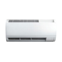 sleek. modern air conditioning unit mounted on a wall. designed for efficient cooling and climate control in indoor spaces its minimalist design and white color blend seamlessly with various interior