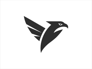 A bold, stylized logo featuring an eagle's head and wings, with red wings symbolizing strength and freedom.