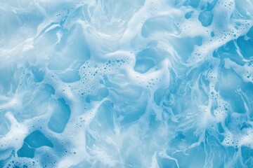 Obraz premium Ocean water surface with frothy waves